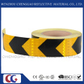 Yellow and Black PVC Hazard Warning Reflective Tape for Truck (C3500-AW)